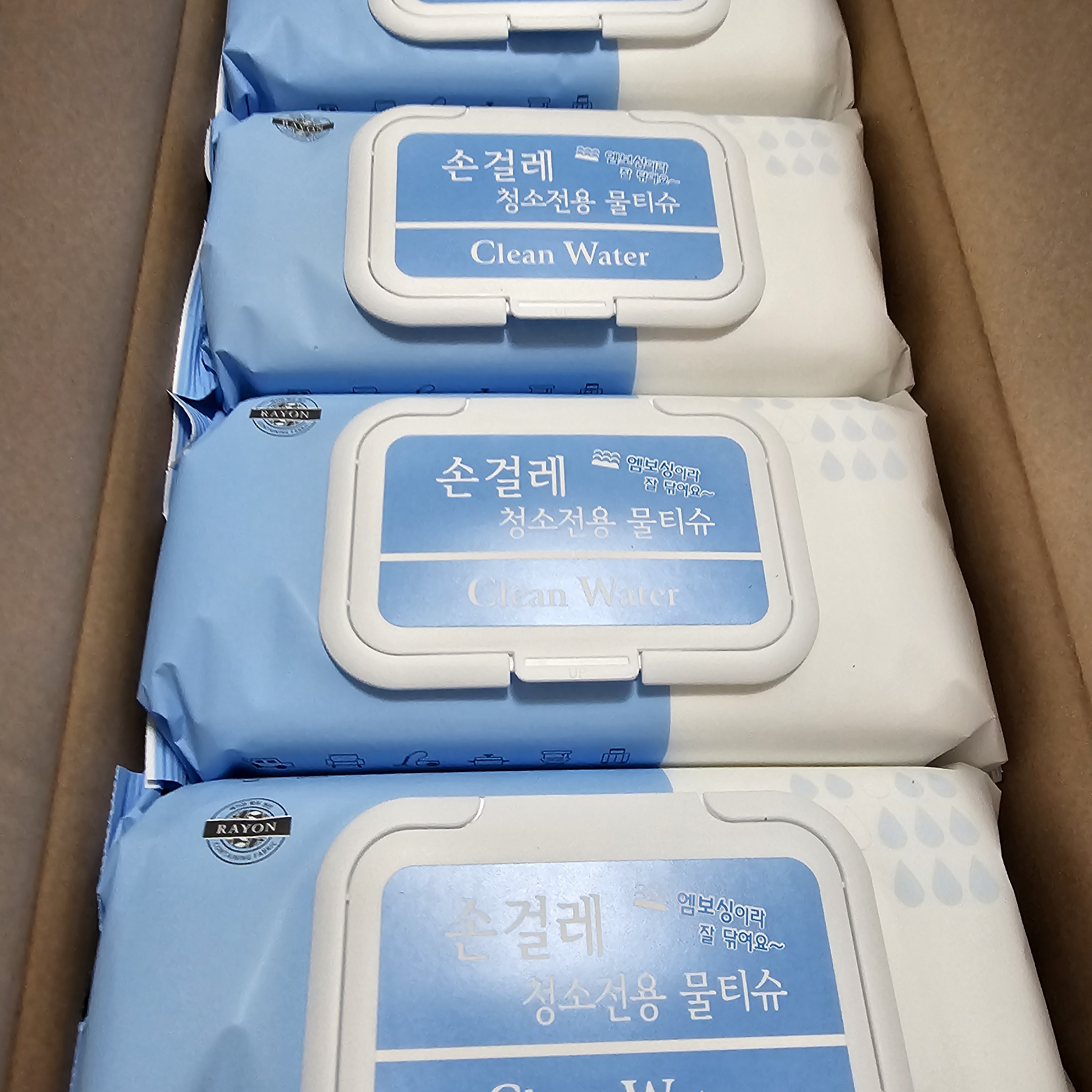 미엘 클린워터 손걸레 청소전용 10팩