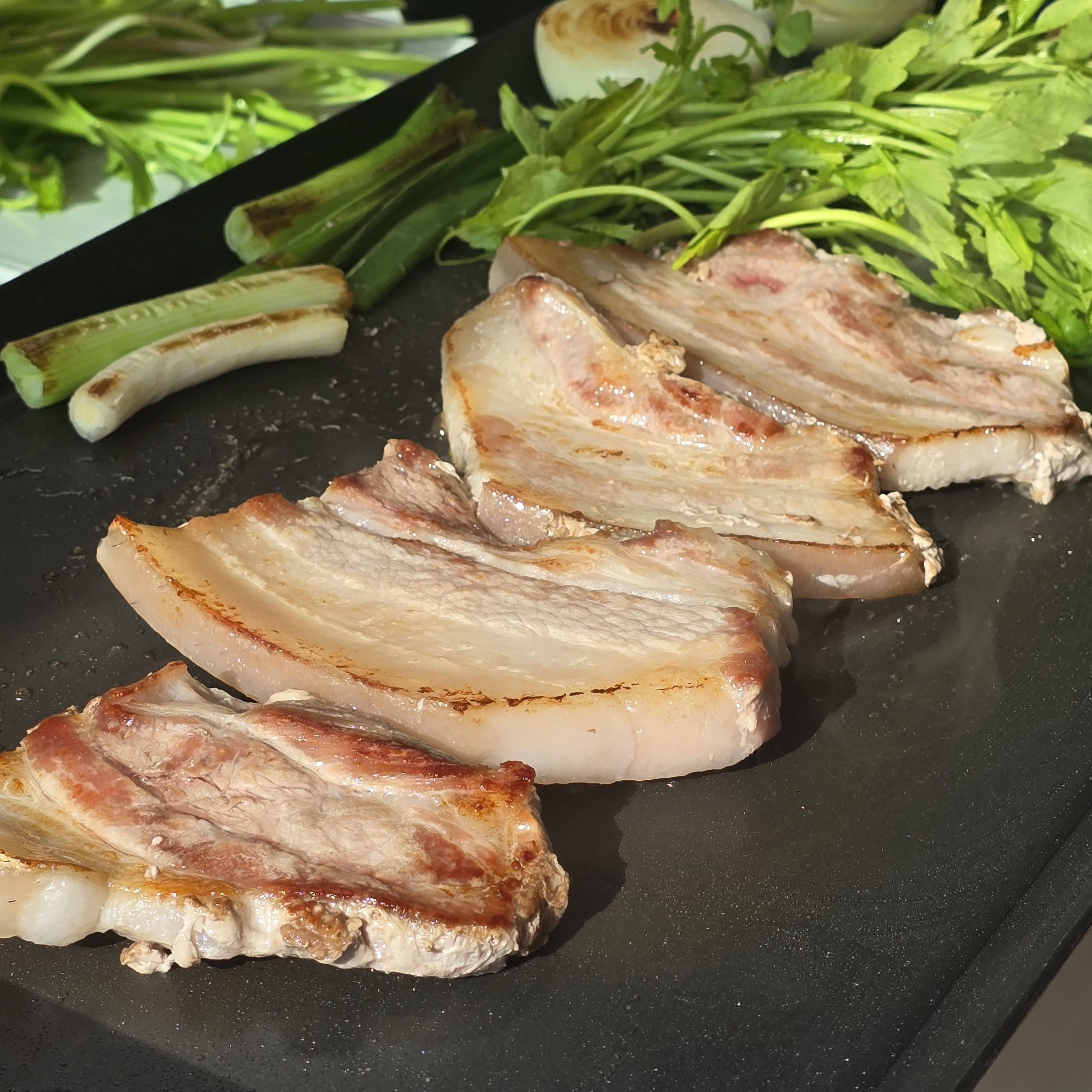 화순 재래토종흑돼지 오겹살 300g