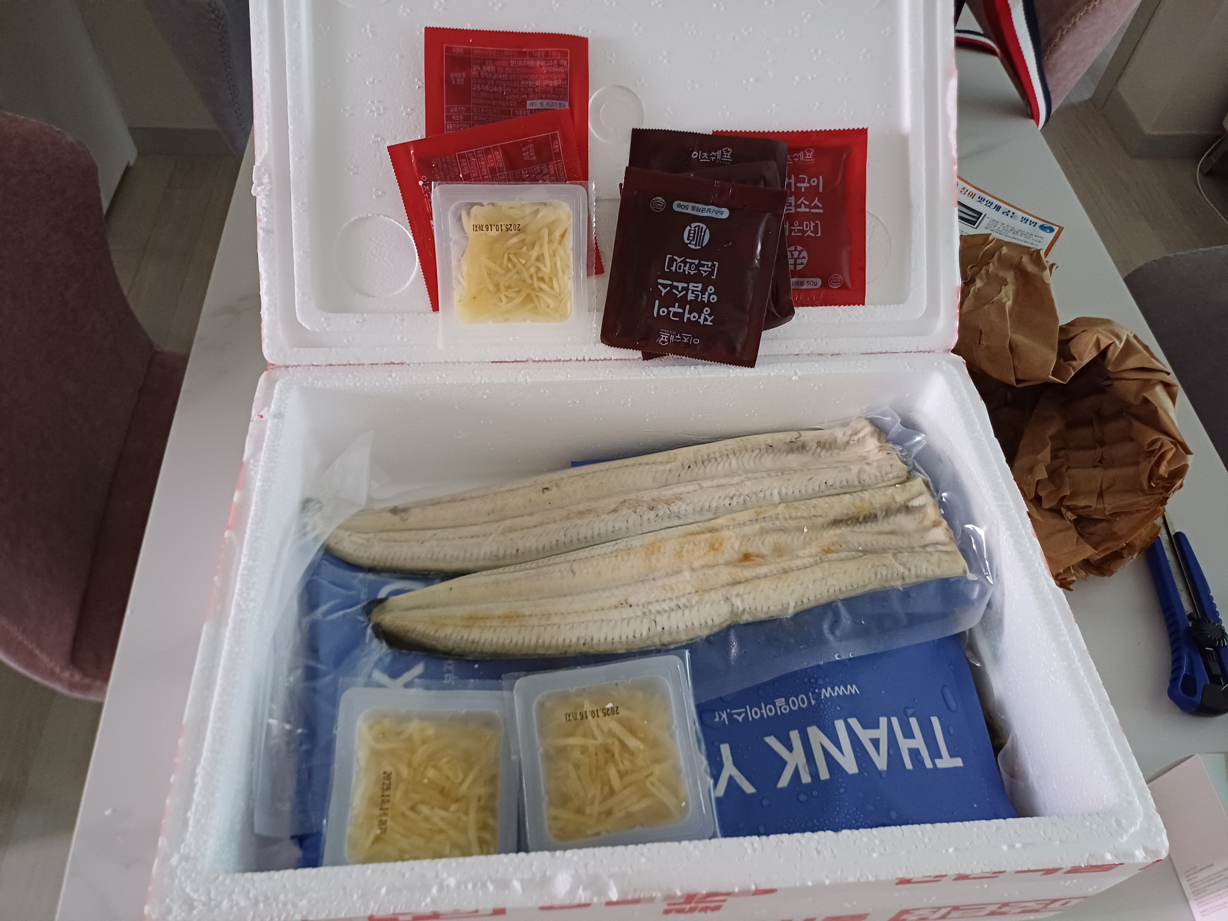 심명진 민물장어 초벌장어 1kg(초벌후 550g)