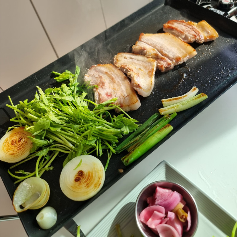 화순 재래토종흑돼지 오겹살 300g