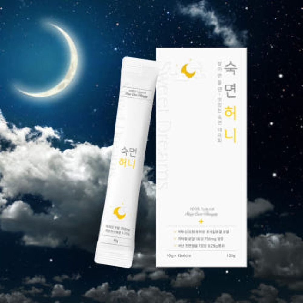 [1+2 증정행사]꿀약방 숙면허니 120g(12포) 