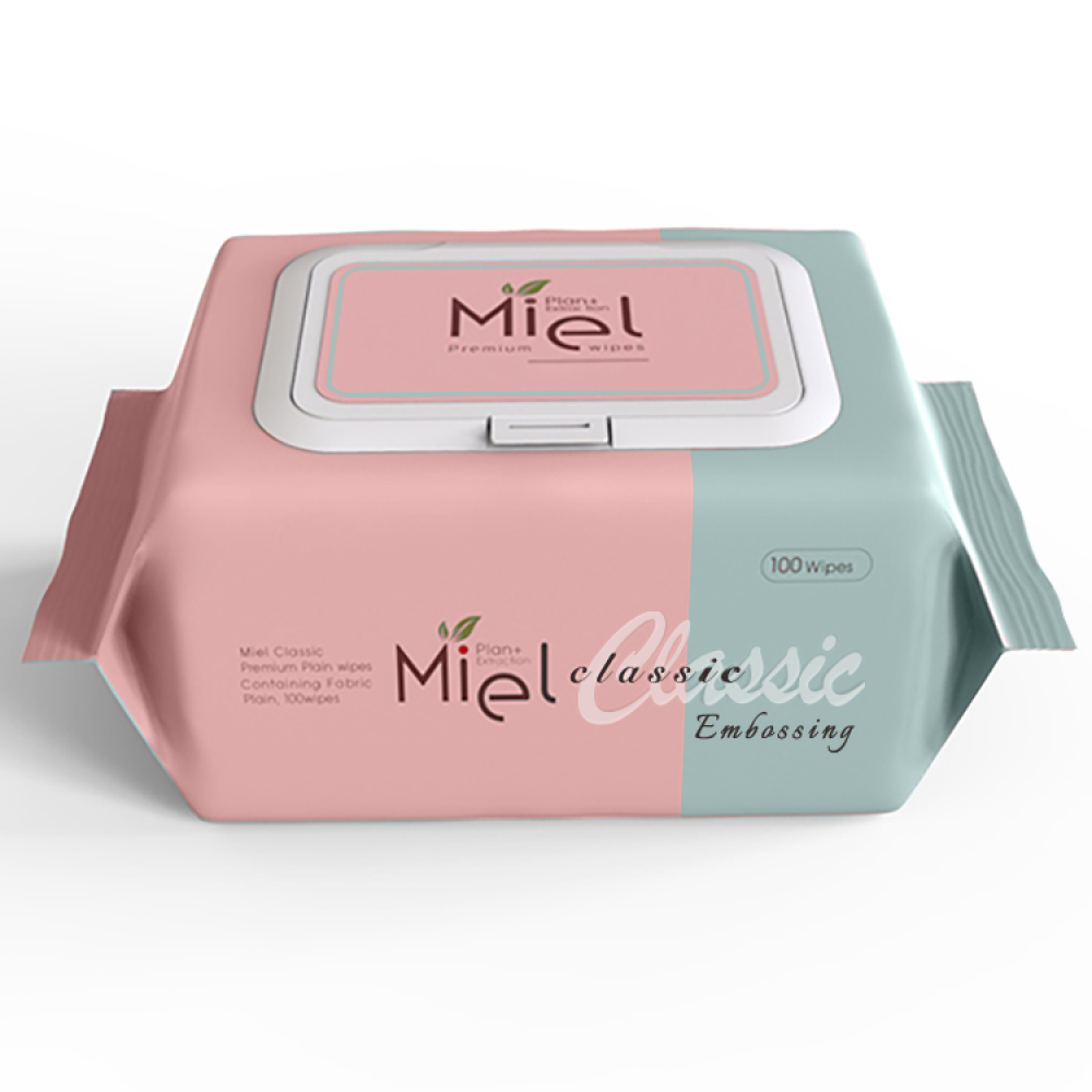 미엘 클래식(엠보) 물티슈 10팩/20팩
