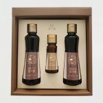 진향참기름세트1 ( 참기름320ml 2병 + 볶음참깨40g 1병)