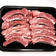 화순 재래토종 흑돼지 등갈비 600g