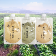 곡물제작소 자연을 담은 미숫가루 3종 세트 파우치형