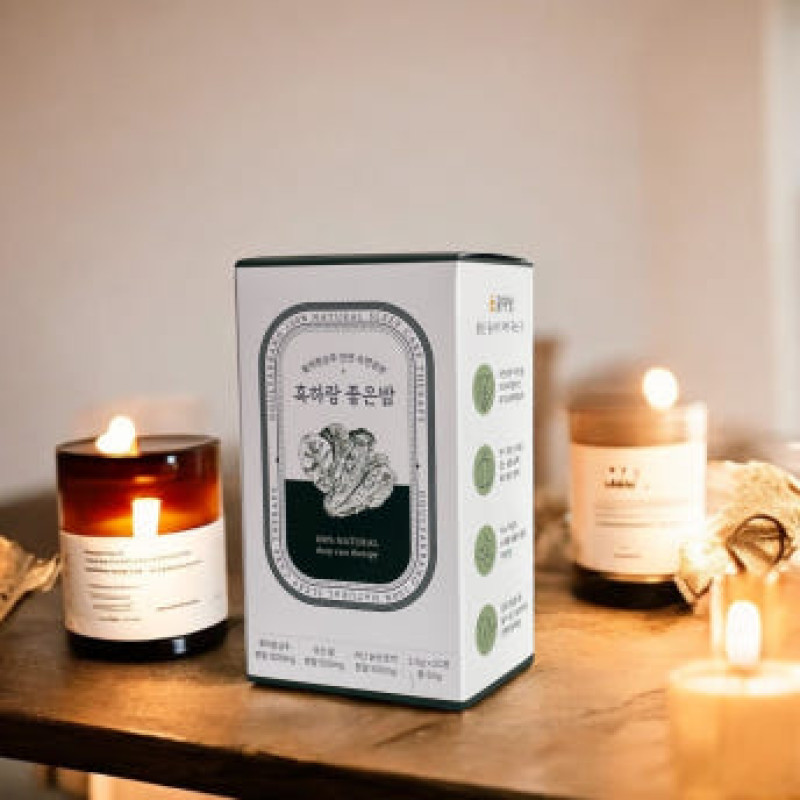 [1+1증정행사]꿀약방 흑하랑 좋은밤(천연 숙면) 50g(20포)