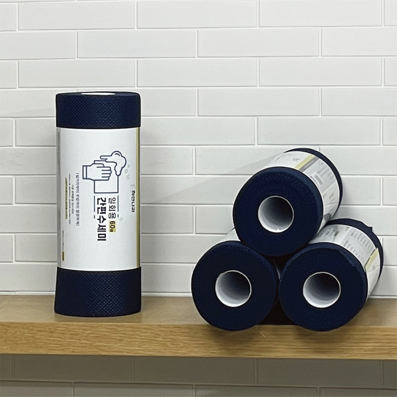 하얀나라 일회용 수세미(60매 *3)