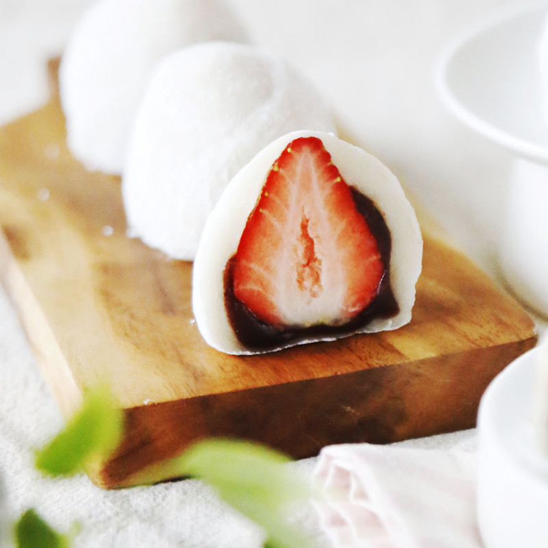 [단체주문용]도곡생과일모찌 답례품, 단체간식(딸기모찌)